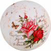 egyéb Dekor gömb    12 cm  rózsamotívum