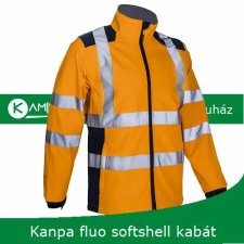 egyéb Dzseki Kanpa Hi-Viz softshell narancs L láthatósági ruházat
