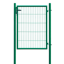 egyéb Egyszárnyú kapu hálós kerítéspanelhez, zöld, 125 cm x 100 cm kerti bútor