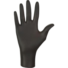 egyéb Egyszer használatos M védőkesztyű - Fekete (100db) védőkesztyű