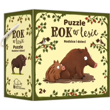 egyéb Emilia Dziubak Év az erdőben: Szülők és gyerekek- 20 darabos maxi puzzle puzzle, kirakós