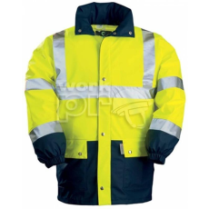 egyéb Esőkabát Harbour Fluo PU 3m csíkokkal (170g/m2) kék/sárga M