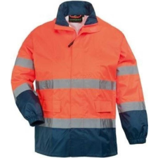 egyéb Esőruha Hi-Viz Fluo PES/PU (esőkabát+esőnadrág) kék/narancs XL munkaruha