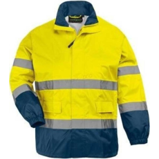 egyéb Esőruha Hi-Viz Fluo PES/PU (esőkabát+esőnadrág) kék/sárga L