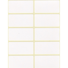 egyéb Etikett címke, 25x50mm, 6 lap, 10 címke/lap etikett