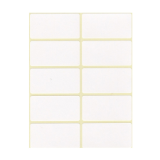 egyéb Etikett címke, 25x50mm, 6 lap, 10 címke/lap (ISCIN5025) (ISCIN5025) etikett