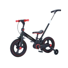 egyéb Futóbicikli 3in1 fekete/piros lábbal hajtható járgány