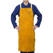 egyéb Golden Brown, bőr hegesztőkötény, kevlar szállal varrt, 60x107 lakástextília