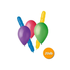 egyéb Gumi lufi, vegyes forma 20 db / csomag party kellék