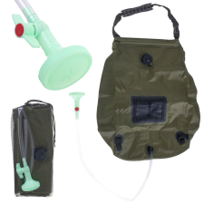 EGYÉB GYÁRTÓ KX4993 napelemes kempingzuhany hőmérővel, 20l, Zöld kreatív és készségfejlesztő