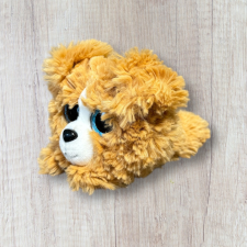 egyéb Hasaló barna kiskutya plüssfigura