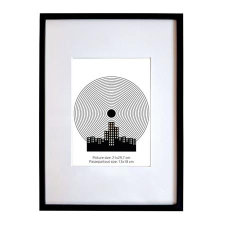 egyéb Képkeret, 21x29,7 cm, aluminium keret, "Fotoplus", fekete (DKFA002) (DKFA002) fényképkeret