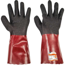 egyéb Kesztyű Cherrug PVC nitril, fekete/piros, 9 védőkesztyű