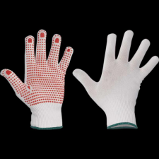 egyéb Kesztyű Gannet Pvc kötött nylon, pöttyök fekete 8 védőkesztyű