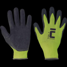 egyéb Kesztyű Palawan nylon, latex tenyérrel sárga/fekete 8 védőkesztyű