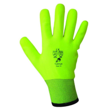 egyéb Kesztyű Turtur PVC téli nylon mártott, sárga, 8