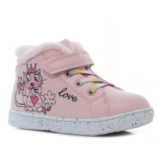 egyéb Kislány cicás bélelt bokacipő
