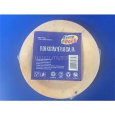 EGYÉB KÜLFÖLDI 15047 18cm 6 db/cs fa lapostányér (EGYEB_KULFOLDI_15047) tányér és evőeszköz