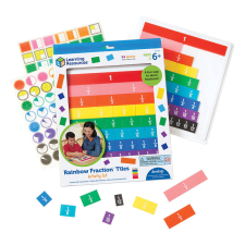 egyéb Learning Resources: Rainbow Fraction Törtek oktató játék (LER 0615) oktatójáték