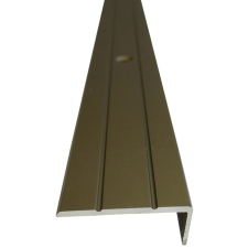 egyéb Lépcső élvédő sarokprofil 25 mm x 10 mm x 900 mm eloxált alumínium laminált parketta
