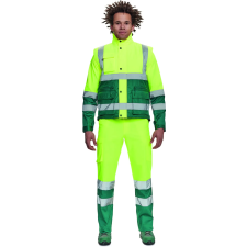 egyéb Mellény Hellin Hi-Vis sárga/zöld XL munkaruha