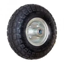 egyéb Molnárkocsi kerék fém felnis eltolt aggyal 3,5-4" 20mm barkácsgép tartozék