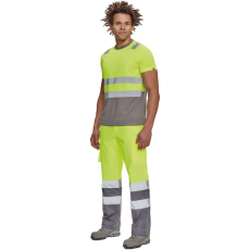 egyéb MONZON Hi-Vis ru. póló sárga/szürke L