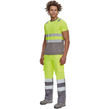egyéb MONZON Hi-Vis ru. póló sárga/szürke XXL munkaruha