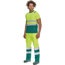 egyéb MONZON Hi-Vis ru. póló sárga/zöld 5XL munkaruha