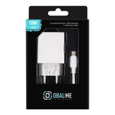 egyéb OBAL ME 10W1UWH-L USB-A Hálózati töltő - Fehér (10W) + Lightning kábel mobiltelefon kellék