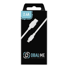 egyéb OBAL:ME USB-A apa - USB-C apa 2.0 Adat és töltő kábel - Fehér (1m) (AC12WH) kábel és adapter