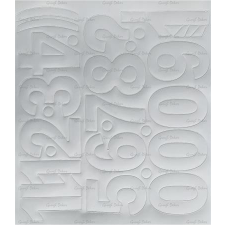 egyéb Öntapadós matrica, 5 cm-es, számlap, fehér információs címke