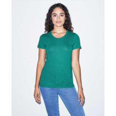 egyéb Póló American Apparel rövid ujjú női, tri-evergreen, S