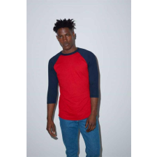 egyéb Póló American Apparel unisex, heather grey/lapis, L munkaruha