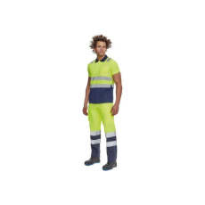 egyéb Póló Cadiz Hi-Vis galléros sárga/szürke 4XL