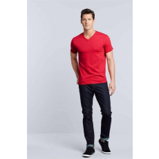 egyéb Póló (Gildan Premium Cotton) felnőtt v-nyakú, royal, L