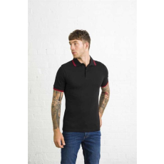egyéb Póló Just Polos galléros férfi unisex (200g/m2) charcoal/white, S