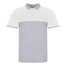 egyéb Póló Just Polos unisex, heather grey/oxford navy, M
