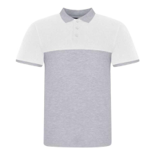 egyéb Póló Just Polos unisex, oxford navy/sky blue, L munkaruha