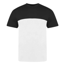 egyéb Póló Just Ts unisex, black/mango tango, M munkaruha