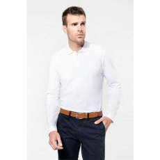 egyéb Póló Kariban Premium férfi, white, 2XL
