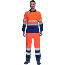 egyéb Póló Leon Hi-Vis hosszú ujjú narancs/navy XS