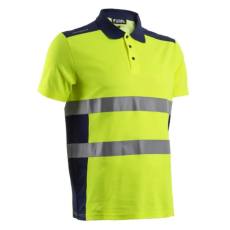 egyéb Póló Oki rövid ujjó galléros Hi-Viz sárga/sötétkék XL