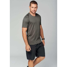 egyéb Póló Proact férfi sport rövid ujjú kerek nyakú férfi, black, M munkaruha