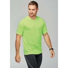 egyéb Póló Proact férfi v-nyakú rövid ujjú sport férfi, white, L munkaruha