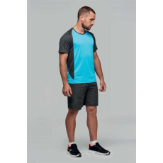 egyéb Póló Proact rövid ujjú kereknyakú férfi (140g/m2) lime/dark grey, L