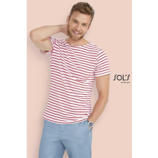 egyéb Póló Sols Miles férfi férfi, white/navy, M munkaruha