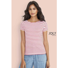 egyéb Póló Sols Miles női női, white/navy, S munkaruha