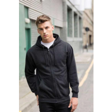 egyéb Pulóver Just Hoods cipzáras férfi, bottle green, 2XL