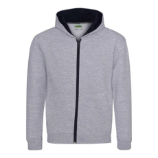 egyéb Pulóver Just Hoods gyerek, heather grey/french navy, 3/4